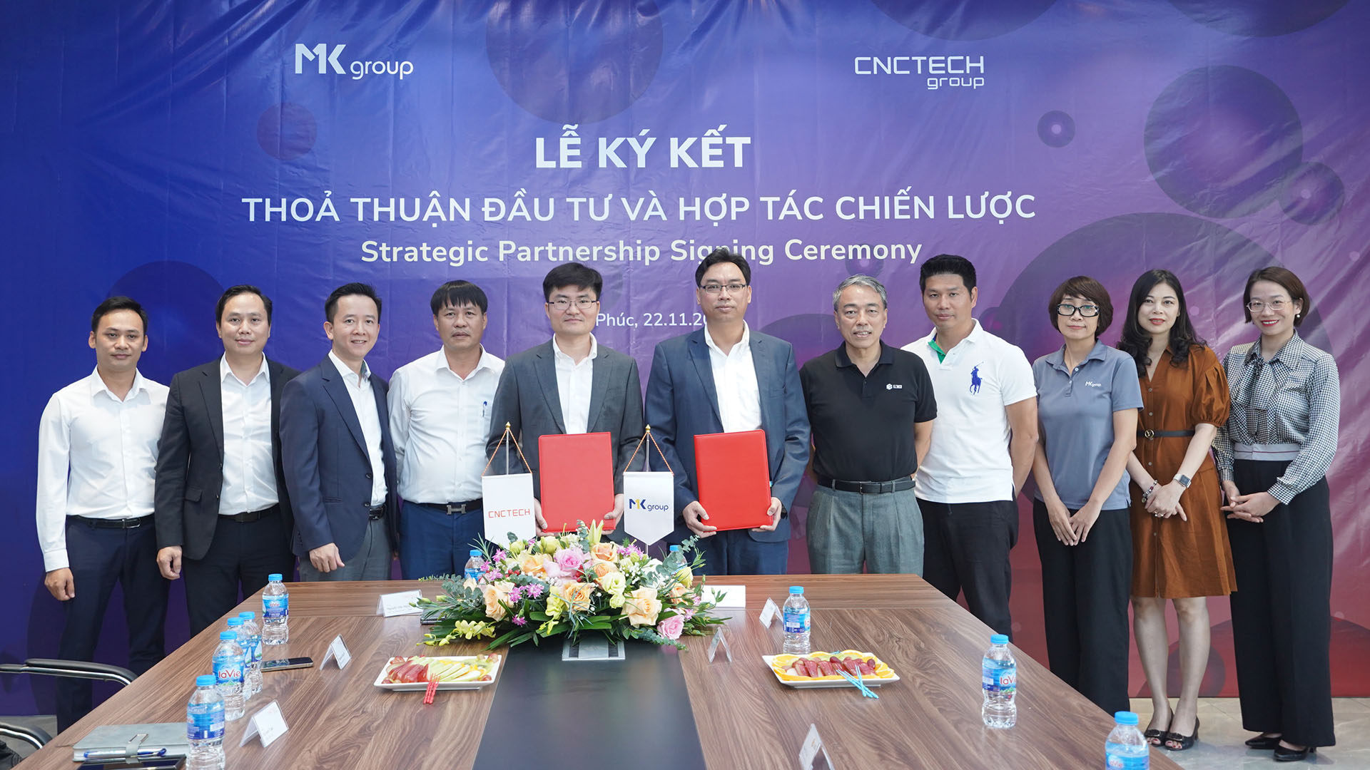 MK Group và CNCTech Group ký kết hợp tác đầu tư