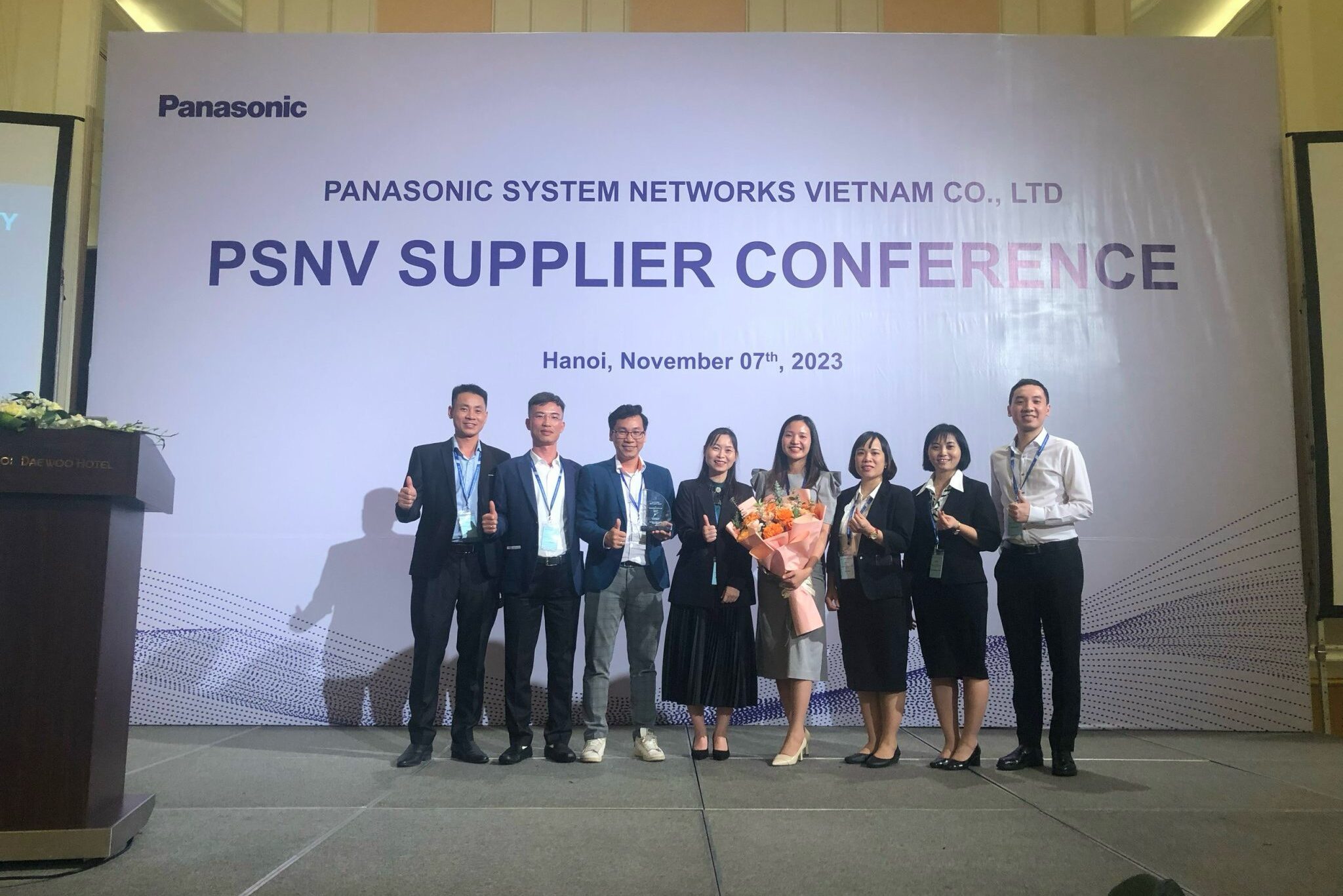 CNCTech Thang Long was honored to be awarded the Best Supplier Award by PSNV 2023