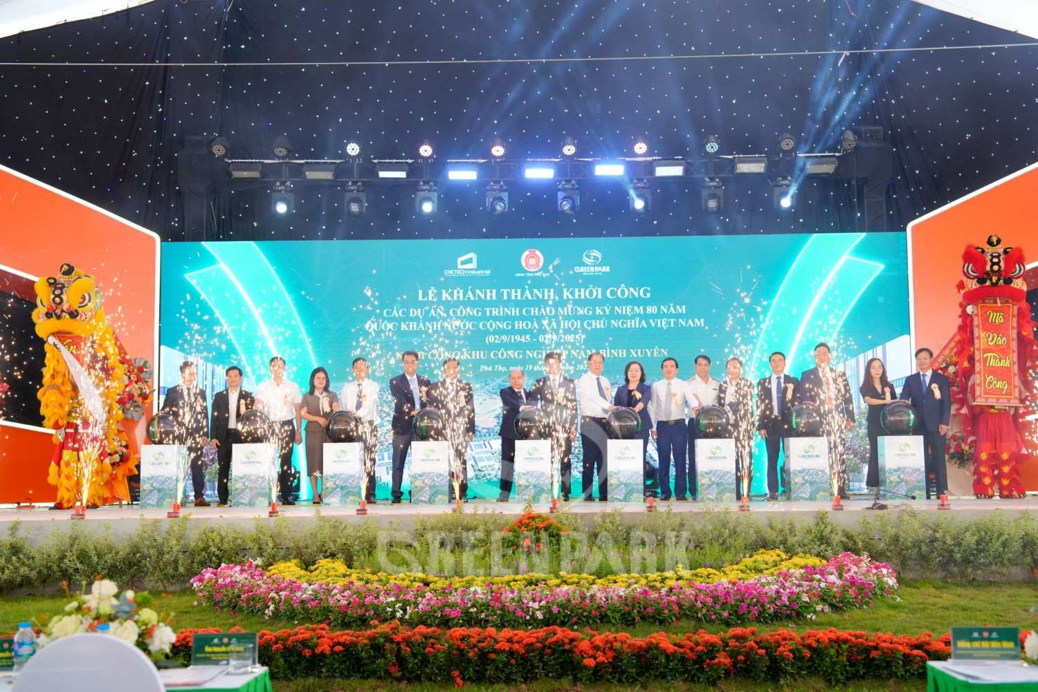 KCN Nam Bình Xuyên Green Park – Dấu ấn xanh trong sự kiện lịch sử Việt Nam A80